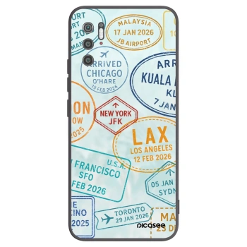 Picasee crna silikonska maskica za Xiaomi Poco M3 Pro 5G - PASSPORT EDITION