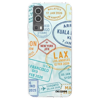 Picasee silikonska prozirna maskica za Vivo Y72 5G - PASSPORT EDITION