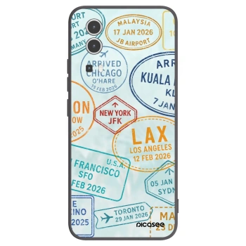 Picasee crna silikonska maskica za Vivo Y72 5G - PASSPORT EDITION