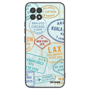 Picasee crna silikonska maskica za Realme 8i - PASSPORT EDITION