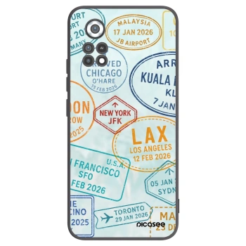Picasee crna silikonska maskica za Xiaomi Poco X4 Pro 5G - PASSPORT EDITION