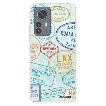 Picasee silikonska prozirna maskica za Xiaomi 12 Pro - PASSPORT EDITION