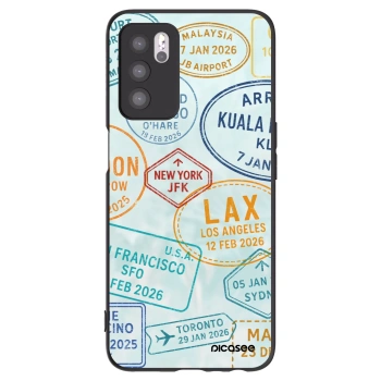Picasee crna silikonska maskica za OPPO A16s - PASSPORT EDITION