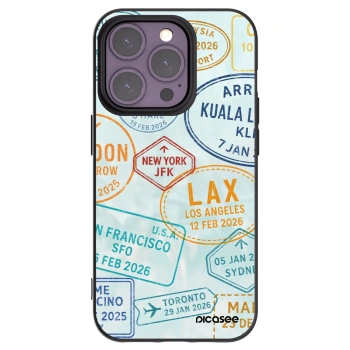 Picasee crna silikonska maskica za Apple iPhone 14 Pro - PASSPORT EDITION