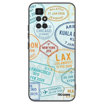 Picasee crna silikonska maskica za Xiaomi Redmi 10 (2022) - PASSPORT EDITION