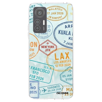 Picasee silikonska prozirna maskica za Xiaomi 12 Lite - PASSPORT EDITION