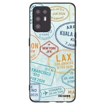Picasee crna silikonska maskica za OPPO A94 5G - PASSPORT EDITION