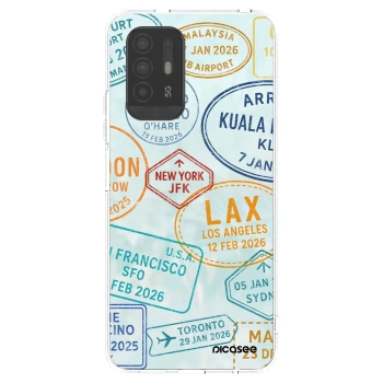 Picasee silikonska prozirna maskica za OPPO A94 5G - PASSPORT EDITION