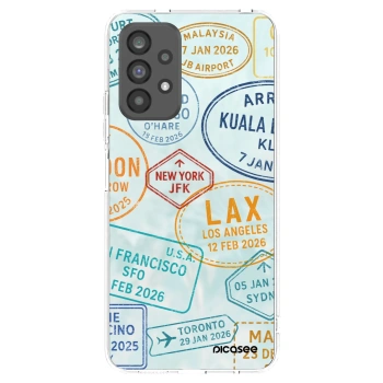 Picasee silikonska prozirna maskica za Samsung Galaxy A73 5G - PASSPORT EDITION