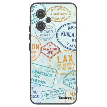 Picasee crna silikonska maskica za Xiaomi Poco X5 - PASSPORT EDITION