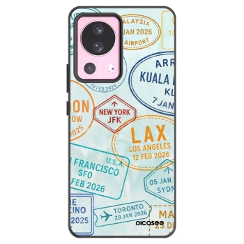 Picasee crna silikonska maskica za Xiaomi 13 Lite - PASSPORT EDITION