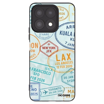 Picasee crna silikonska maskica za Honor X8a - PASSPORT EDITION