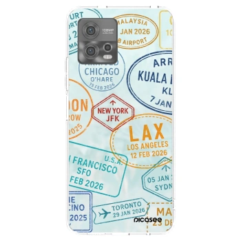 Picasee silikonska prozirna maskica za Motorola Moto G72 - PASSPORT EDITION