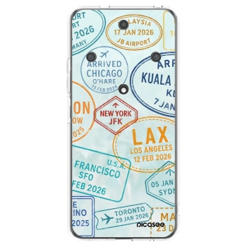 Picasee silikonska prozirna maskica za Honor Magic5 Lite 5G - PASSPORT EDITION