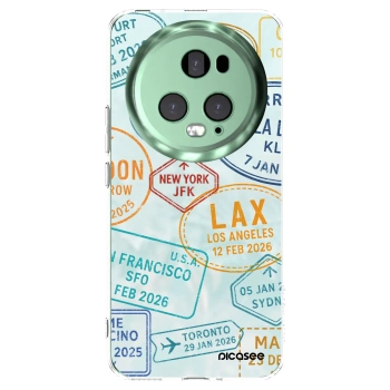 Picasee silikonska prozirna maskica za Honor Magic5 Pro - PASSPORT EDITION