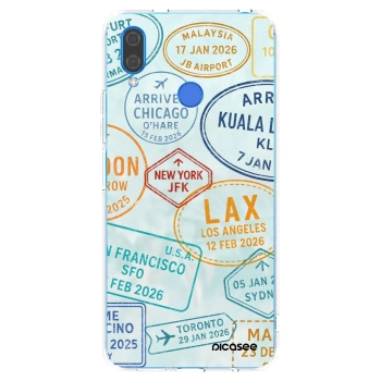 Picasee silikonska prozirna maskica za Huawei Nova 3 - PASSPORT EDITION