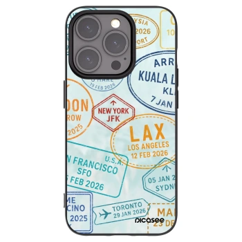 Picasee crna silikonska maskica za Apple iPhone 15 Pro - PASSPORT EDITION