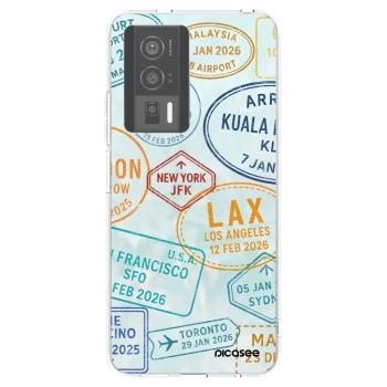 Picasee silikonska prozirna maskica za Xiaomi Poco F5 Pro 5G - PASSPORT EDITION