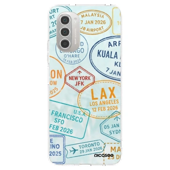 Picasee silikonska prozirna maskica za Motorola Moto G51 - PASSPORT EDITION