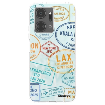 Picasee silikonska prozirna maskica za Honor X7a - PASSPORT EDITION