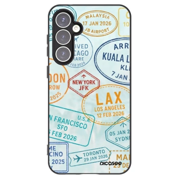 Picasee crna silikonska maskica za Samsung Galaxy S23 FE S711B - PASSPORT EDITION