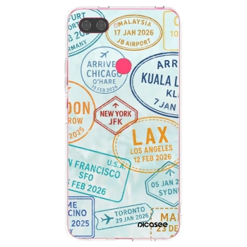 Picasee silikonska prozirna maskica za Xiaomi Mi 8 Lite - PASSPORT EDITION