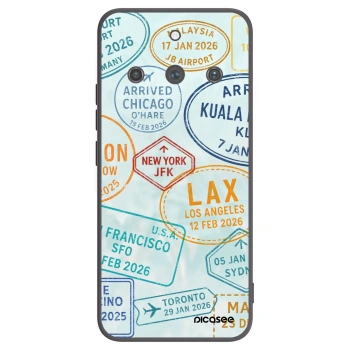 Picasee crna silikonska maskica za Realme 11 Pro+ - PASSPORT EDITION