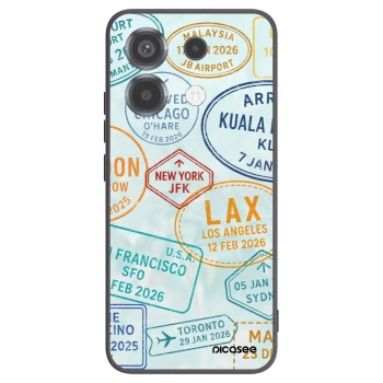 Picasee crna silikonska maskica za Xiaomi Poco X6 - PASSPORT EDITION