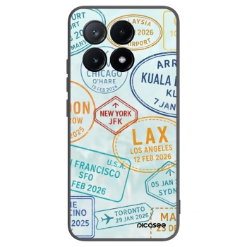 Picasee crna silikonska maskica za Xiaomi Poco X6 Pro - PASSPORT EDITION