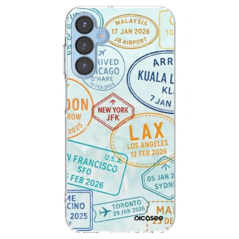 Picasee silikonska prozirna maskica za Samsung Galaxy A15 A156B 5G - PASSPORT EDITION
