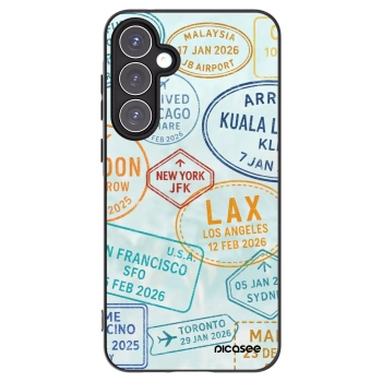 Picasee crna silikonska maskica za Samsung Galaxy A55 5G A556B - PASSPORT EDITION