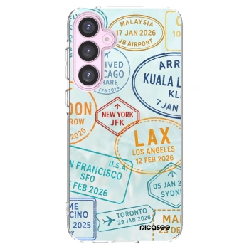 Picasee silikonska prozirna maskica za Samsung Galaxy A55 5G A556B - PASSPORT EDITION