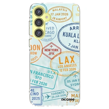 Picasee silikonska prozirna maskica za Samsung Galaxy A35 5G A356B - PASSPORT EDITION