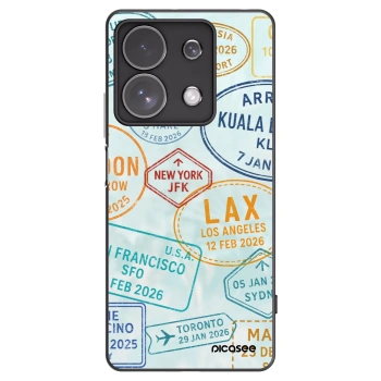 Picasee crna silikonska maskica za Xiaomi Redmi Note 13 Pro 4G - PASSPORT EDITION