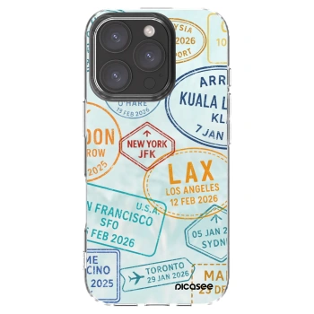 Picasee silikonska prozirna maskica za Apple iPhone 16 Pro - PASSPORT EDITION