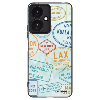 Picasee crna silikonska maskica za Xiaomi Redmi 13C 5G - PASSPORT EDITION