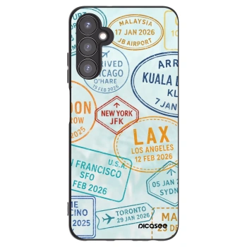 Picasee crna silikonska maskica za Samsung Galaxy A05s A057G - PASSPORT EDITION