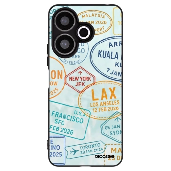 Picasee crna silikonska maskica za Xiaomi Redmi 13 4G - PASSPORT EDITION