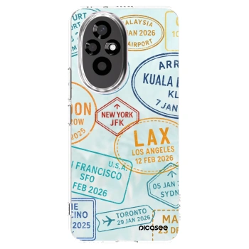 Picasee silikonska prozirna maskica za Honor 200 5G - PASSPORT EDITION