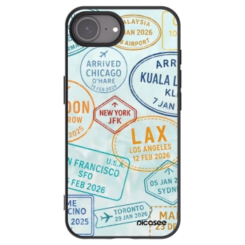 Picasee crna silikonska maskica za Apple iPhone 16e - PASSPORT EDITION