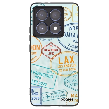 Picasee crna silikonska maskica za Xiaomi 14T Pro - PASSPORT EDITION