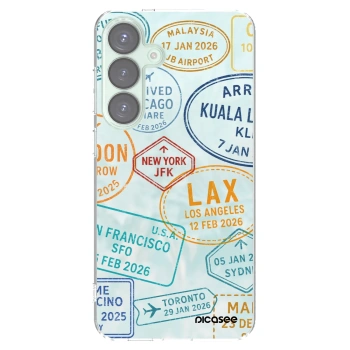 Picasee silikonska prozirna maskica za Samsung Galaxy S25+ 5G - PASSPORT EDITION