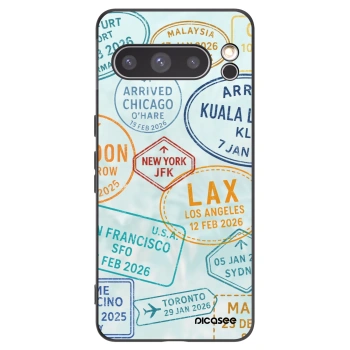 Picasee crna silikonska maskica za Google Pixel 8 Pro - PASSPORT EDITION