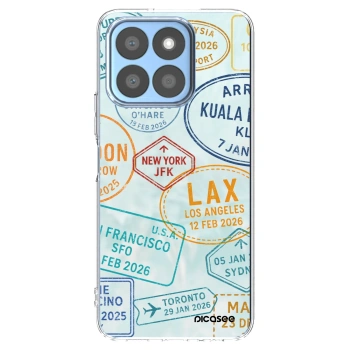 Picasee silikonska prozirna maskica za Honor X8c - PASSPORT EDITION