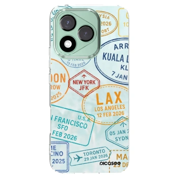 Picasee silikonska prozirna maskica za Honor 400 Lite 5G - PASSPORT EDITION