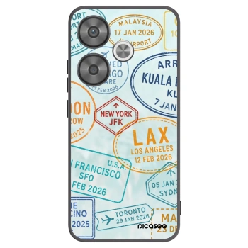 Picasee crna silikonska maskica za Xiaomi Poco F6 - PASSPORT EDITION