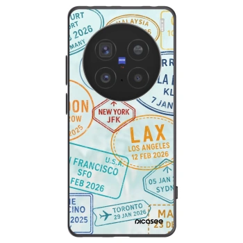 Picasee crna silikonska maskica za Vivo X200 Pro - PASSPORT EDITION
