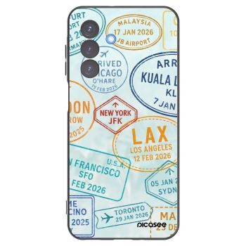 Picasee crna silikonska maskica za Samsung Galaxy A17 5G - PASSPORT EDITION