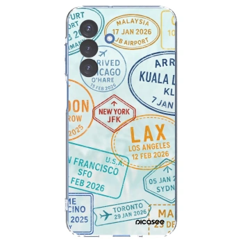 Picasee silikonska prozirna maskica za Samsung Galaxy A17 5G - PASSPORT EDITION