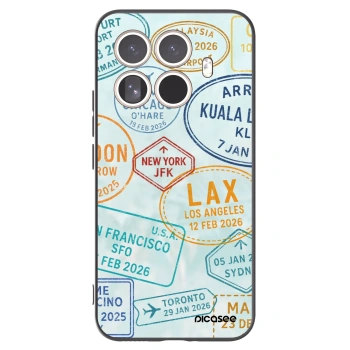 Picasee crna silikonska maskica za Xiaomi 15T Pro - PASSPORT EDITION